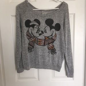 Disney Mickey & Minnie graphic sweater
